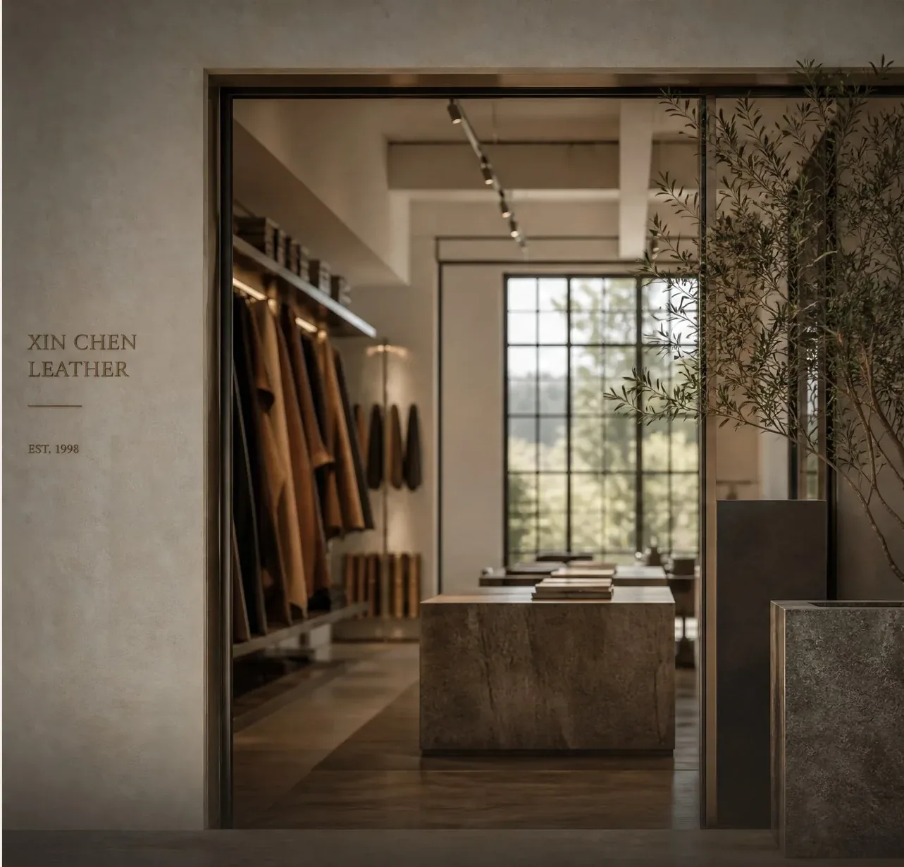 XINCHEN LEATHER showroom